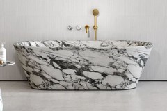 Sink tal-ġebel u bathtub