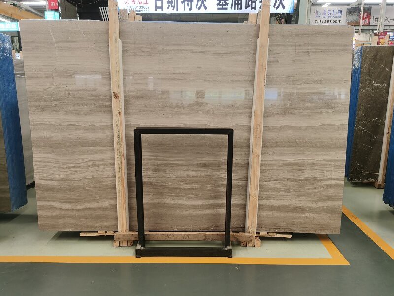 Wooden Grey Marble Slab Wooden Grey Marble Slab